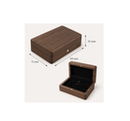 Premium Holz-Schmuckbox – Geschenkverpackung mit Gravur, Ringbox oder Kettenbox, personalisierte Schmuckbox