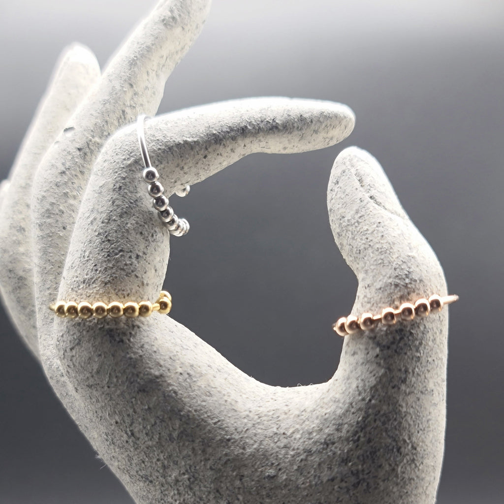 Prüfungsruhe Set – Fidget Ring & Mini-Wunsch im Glas