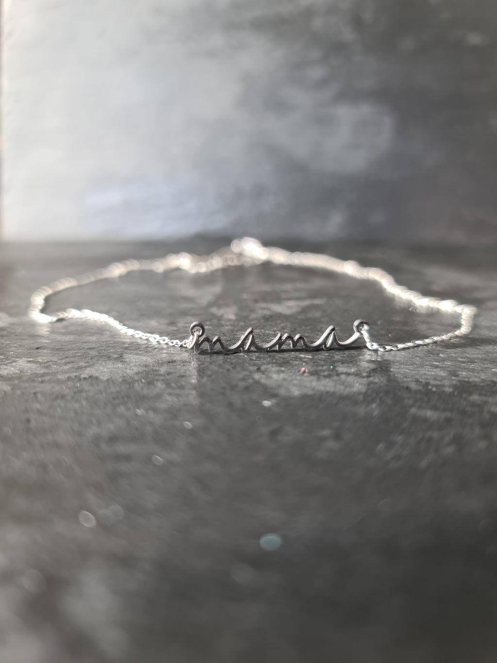 Zierliche Mama Halskette • in Sterling Silber, Gold & Roségold • Perfektes Geschenk für deine Mama • JoJos Presents