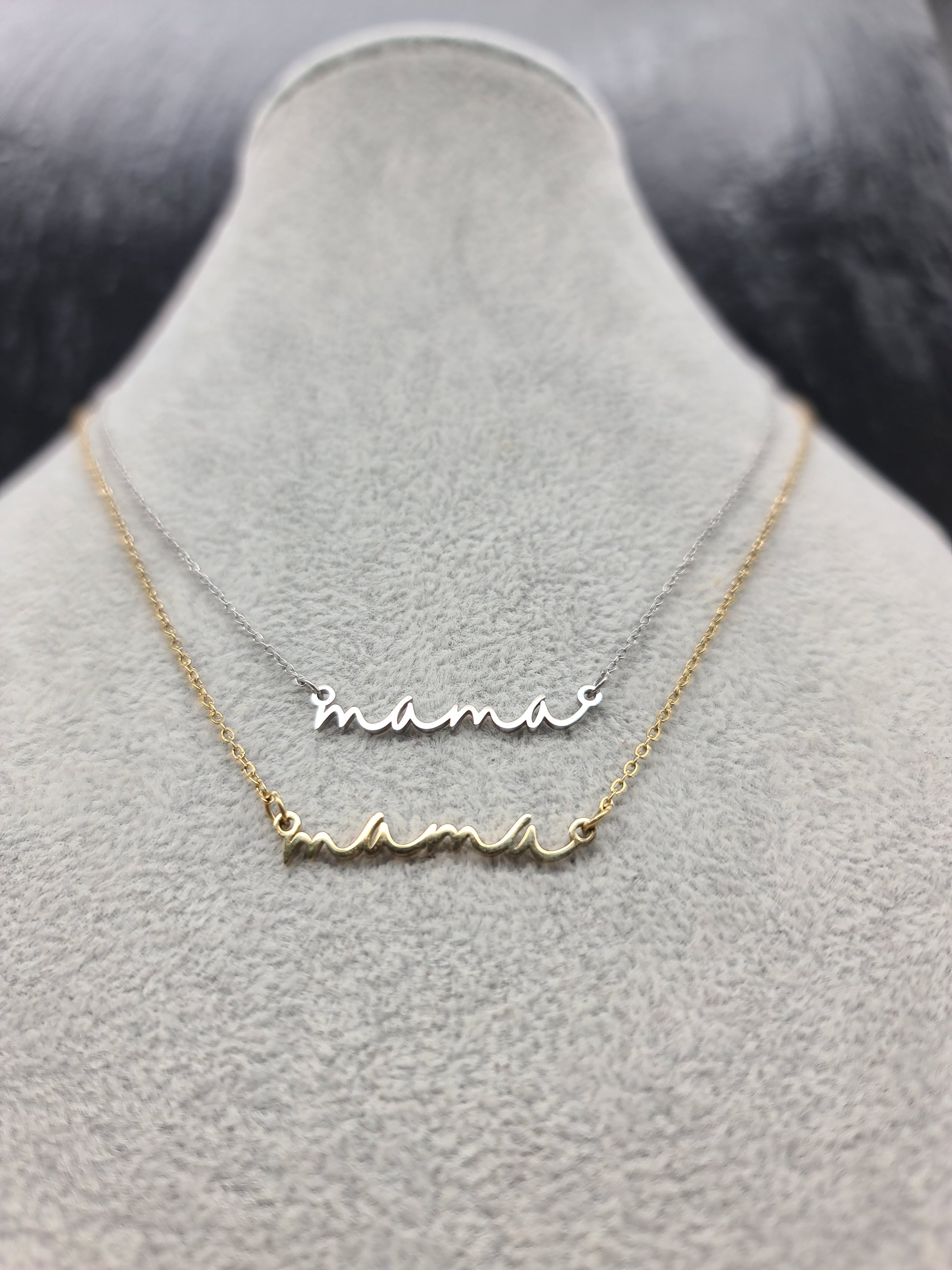 Zierliche Mama Halskette • in Sterling Silber, Gold & Roségold • Muttertagsgeschenk • Perfektes Geschenk für deine Mama • JoJos Presents