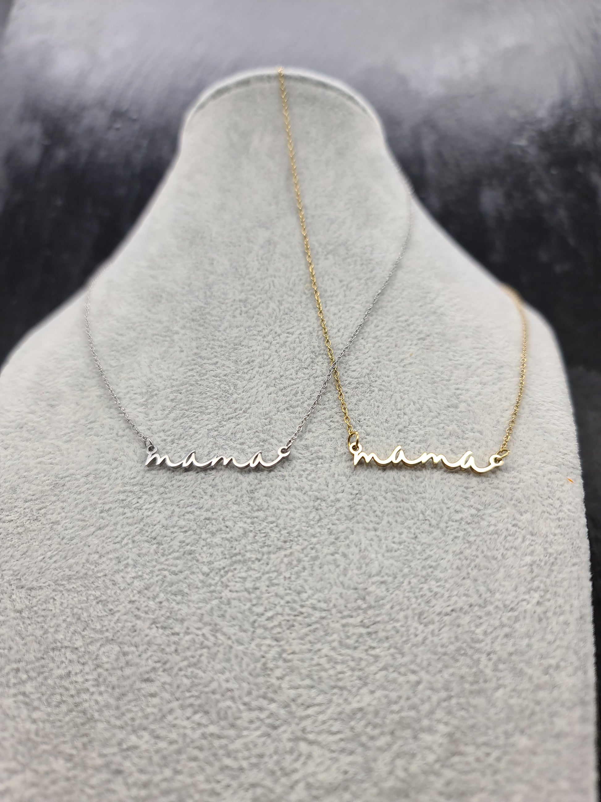 Zierliche Mama Halskette • in Sterling Silber, Gold & Roségold • Muttertagsgeschenk • Perfektes Geschenk für deine Mama • JoJos Presents