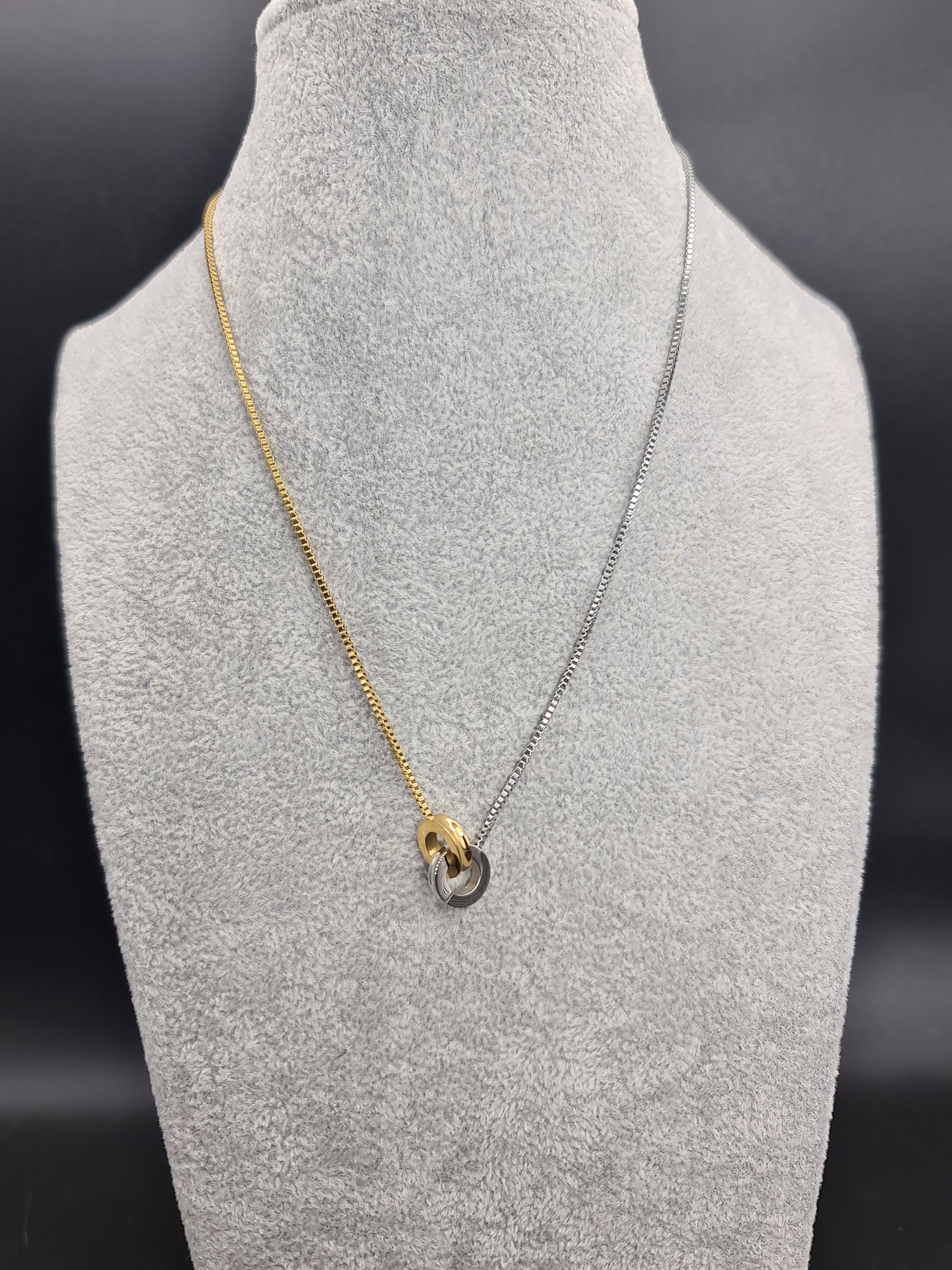 Ewigkeitskreis Halskette • Minimalistischer Schmuck in Silber & Gold • Unendlichkeit Kette • Geschenk Frauen Freundinnen • JoJos Presents
