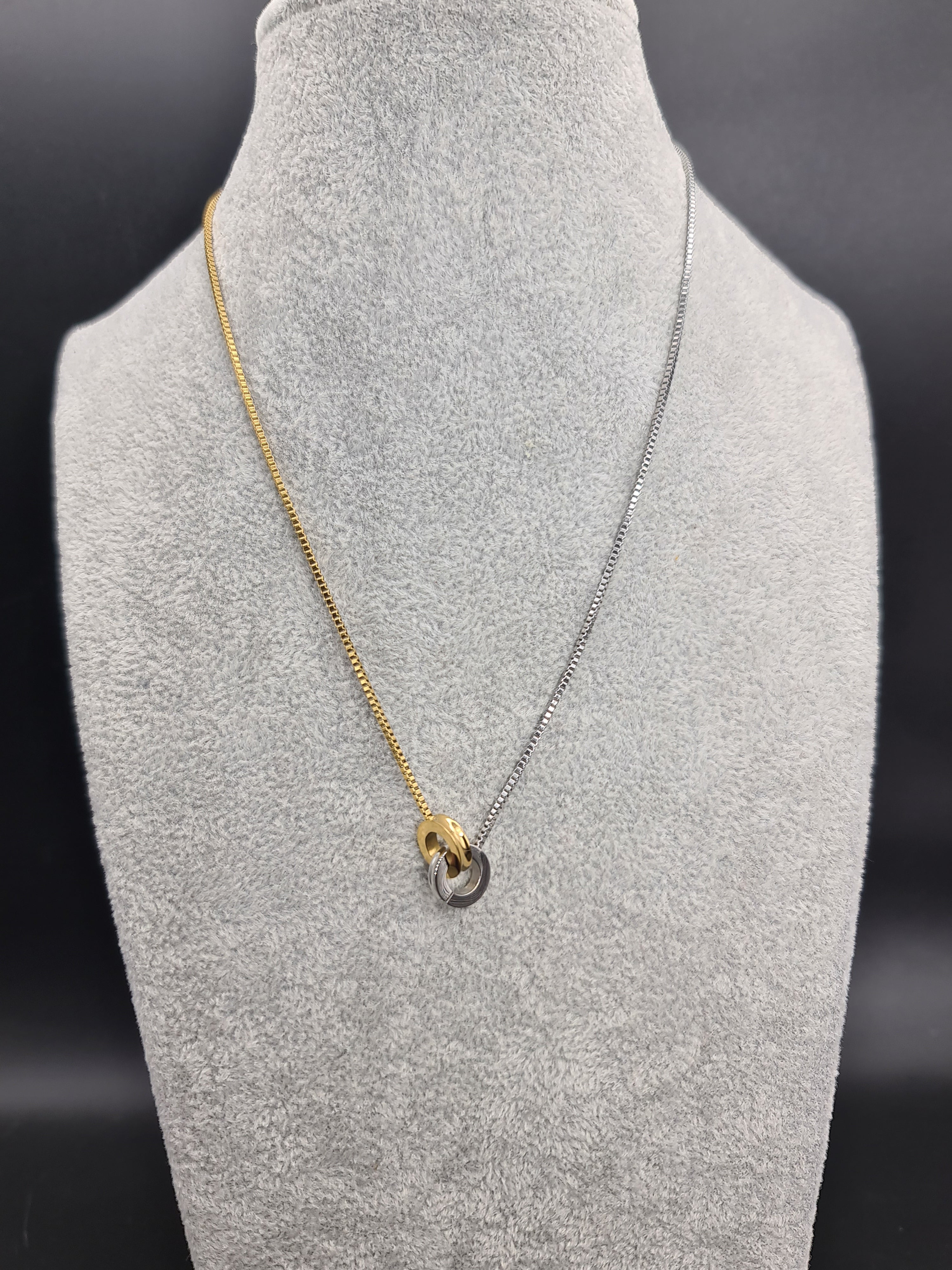 Ewigkeitskreis Halskette • Minimalistischer Schmuck in Silber & Gold • Unendlichkeit Kette • Geschenk Frauen Freundinnen • JoJos Presents