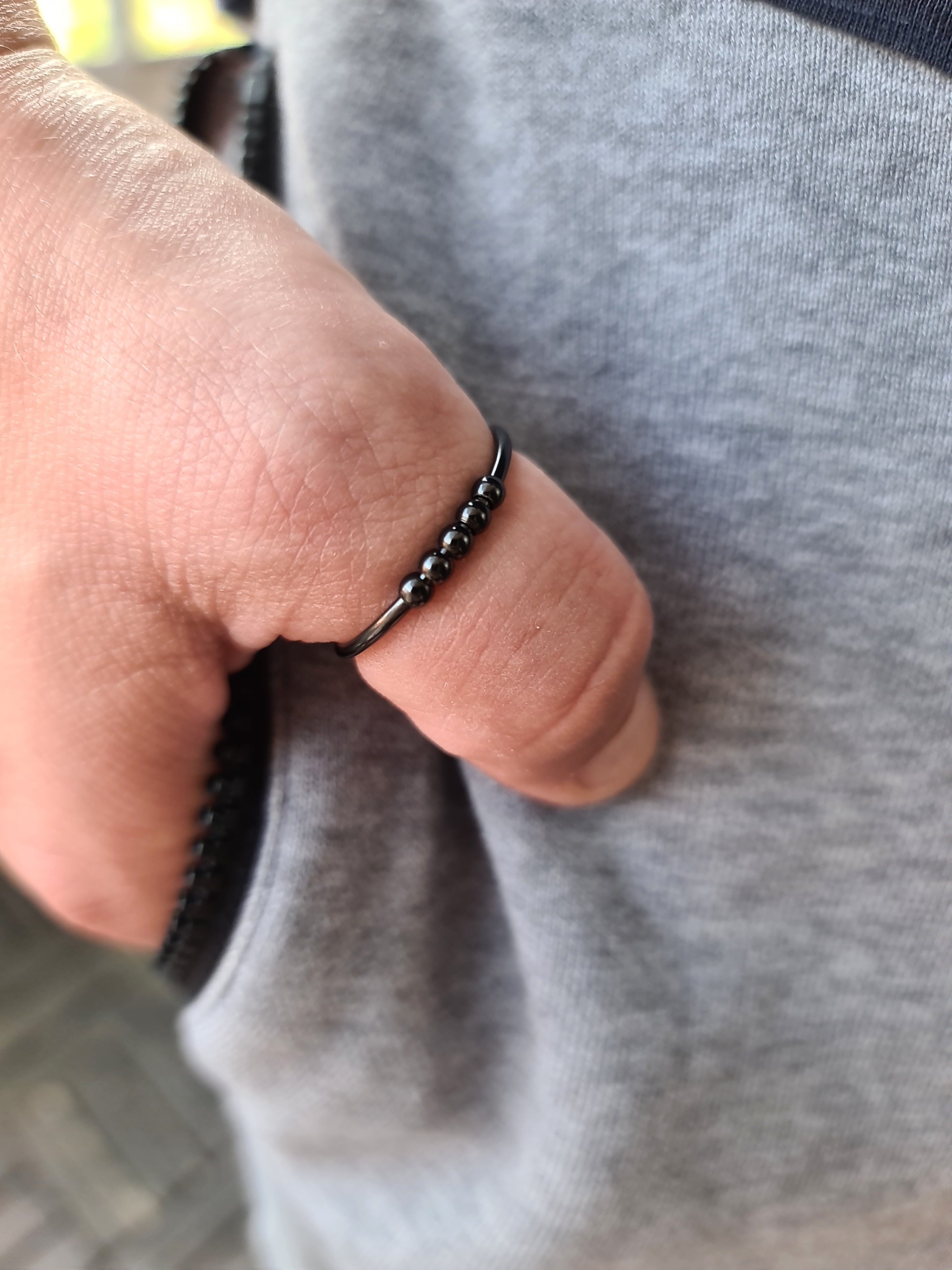 Anti-Stress-Ring "ATLAS" für Männer • Verstellbarer Spinner Ring • Geschenk zum Vatertag, Schulabschluss & Jobstart • Herren Anxiety Ring