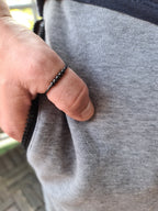 Bague anti-stress "ATLAS" pour hommes • Bague tournante ajustable • Cadeau pour la fête des pères, la remise des diplômes et le début de carrière • Bague anti-anxiété pour hommes