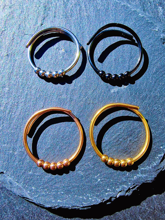 Anti Stress Ring "Grace " • Übergrößenring • Anxiety Ring • Schmuck für breite Finger • Plus-Size Jewelry • JoJos Presents