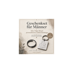 Geschenkset für Männer – Fidget Ring & personalisierter Anhänger