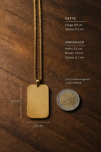 Papa Erinnerungsset – Dog Tag & Schlüsselanhänger mit Gravur