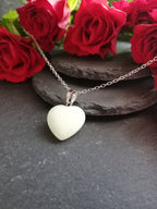 Chaîne lumineuse phosphorescente • Collier en argent avec pendentif lumineux • JoJos Presents