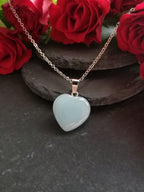 Chaîne lumineuse phosphorescente • Collier en argent avec pendentif lumineux • JoJos Presents