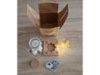 Wish in a Bottle with Real Dandelion | Gift for Girlfriend, Mom, Colleague, Teacher | Wish Granter | Opt. with Fairy Lights | Farewell