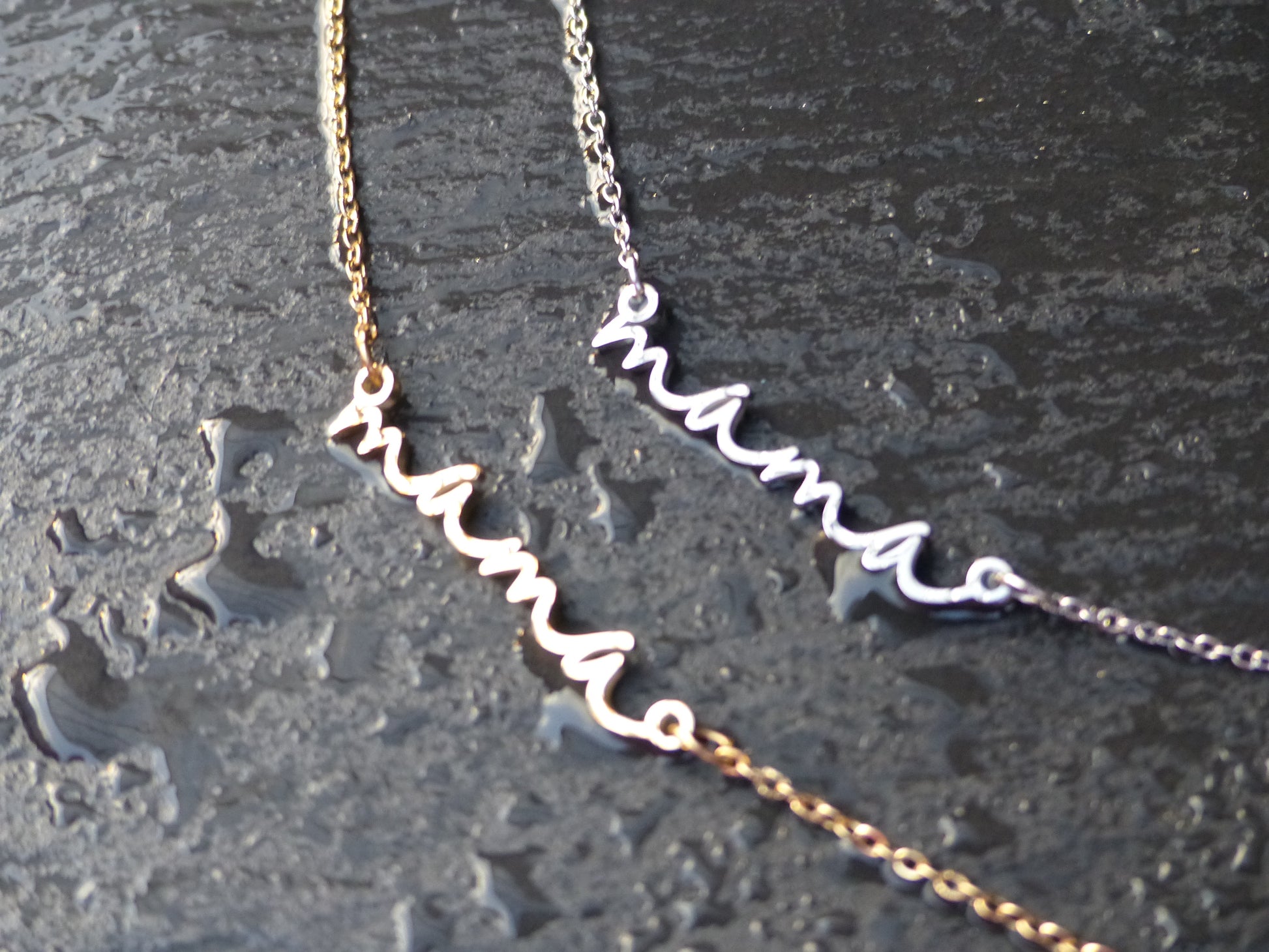 Zierliche Mama Halskette • in Sterling Silber, Gold & Roségold • Muttertagsgeschenk • Perfektes Geschenk für deine Mama • JoJos Presents