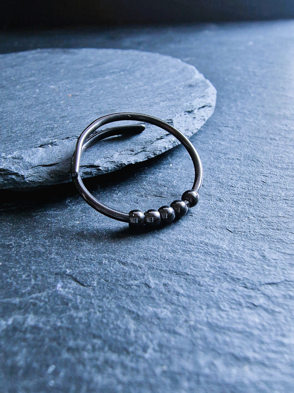 Bague anti-stress "ATLAS" pour hommes • Bague tournante ajustable • Cadeau pour la fête des pères, la remise des diplômes et le début de carrière • Bague anti-anxiété pour hommes