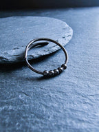 Bague anti-stress "ATLAS" pour hommes • Bague tournante ajustable • Cadeau pour la fête des pères, la remise des diplômes et le début de carrière • Bague anti-anxiété pour hommes