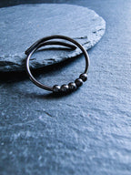 Bague anti-stress "ATLAS" pour hommes • Bague tournante ajustable • Cadeau pour la fête des pères, la remise des diplômes et le début de carrière • Bague anti-anxiété pour hommes
