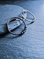 Bague anti-stress "ATLAS" pour hommes • Bague tournante ajustable • Cadeau pour la fête des pères, la remise des diplômes et le début de carrière • Bague anti-anxiété pour hommes