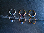 Auge der Fatima • verstellbarer Anti-Stress & Fidget Spinner Ring mit drehbaren Perlen • Nazar Schutzring • Kleines Abschiedsgeschenk • Aura