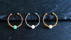 Spiritual Fidget Ring with Stone - Adjustable Stress Ring for Grounding & Inner Balance | Mother's Day Gift Idea | Soul