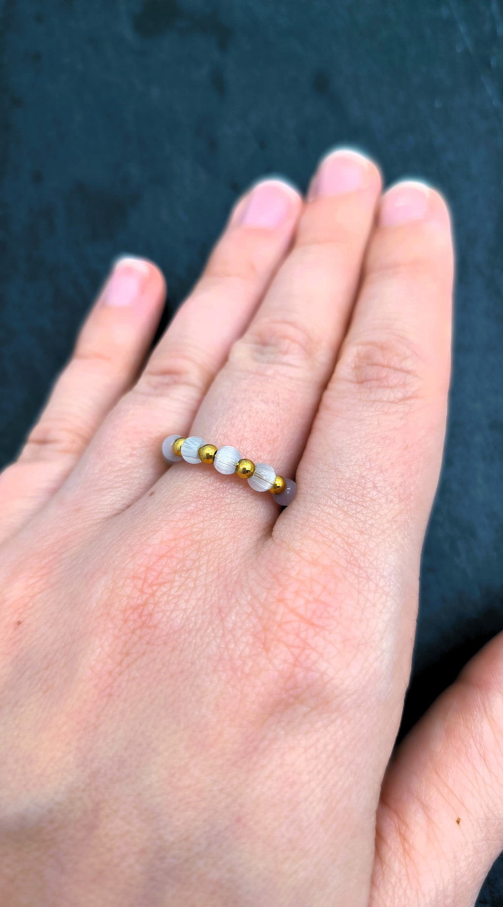 Anti-Stress-Ring „Lumi“ – dezenter Spinner-Ring für kleine Ruhe-Momente