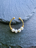 Anti-Stress Ring "Luna" • Adjustable Bead Ring for Women • Anxiety Ring • Gift Idea for Her • Relaxation Jewelry • Bridesmaids