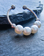 Anti-Stress Ring "Luna" • Adjustable Bead Ring for Women • Anxiety Ring • Gift Idea for Her • Relaxation Jewelry • Bridesmaids