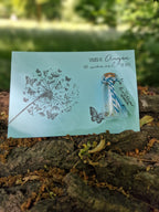 Mini souhait en verre | véritables têtes de pissenlit | Cadeau d'adieu, d'anniversaire, de remerciement | Exauceur de vœux | pour les êtres chers