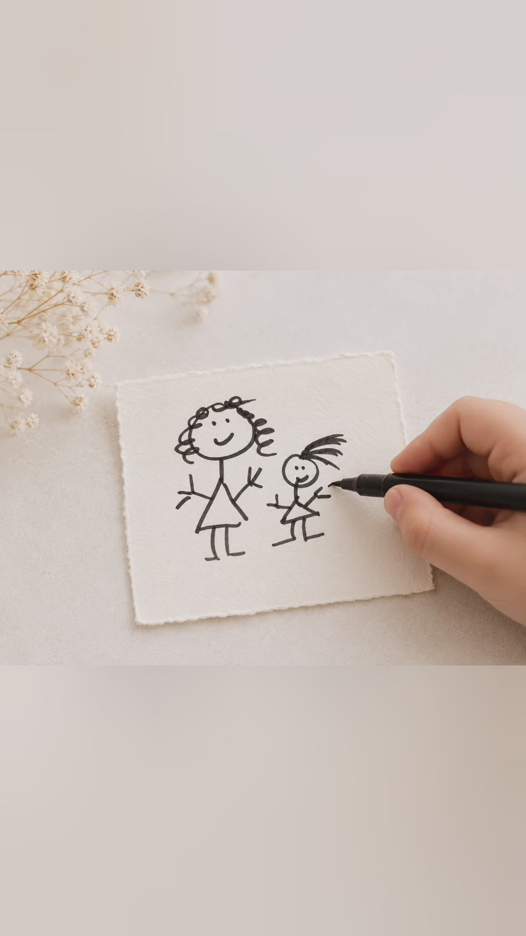 Children's Drawing Engraved Necklace Personalized – Round 22mm Coated Stainless Steel (Silver/Gold/Rose Gold) | Gift