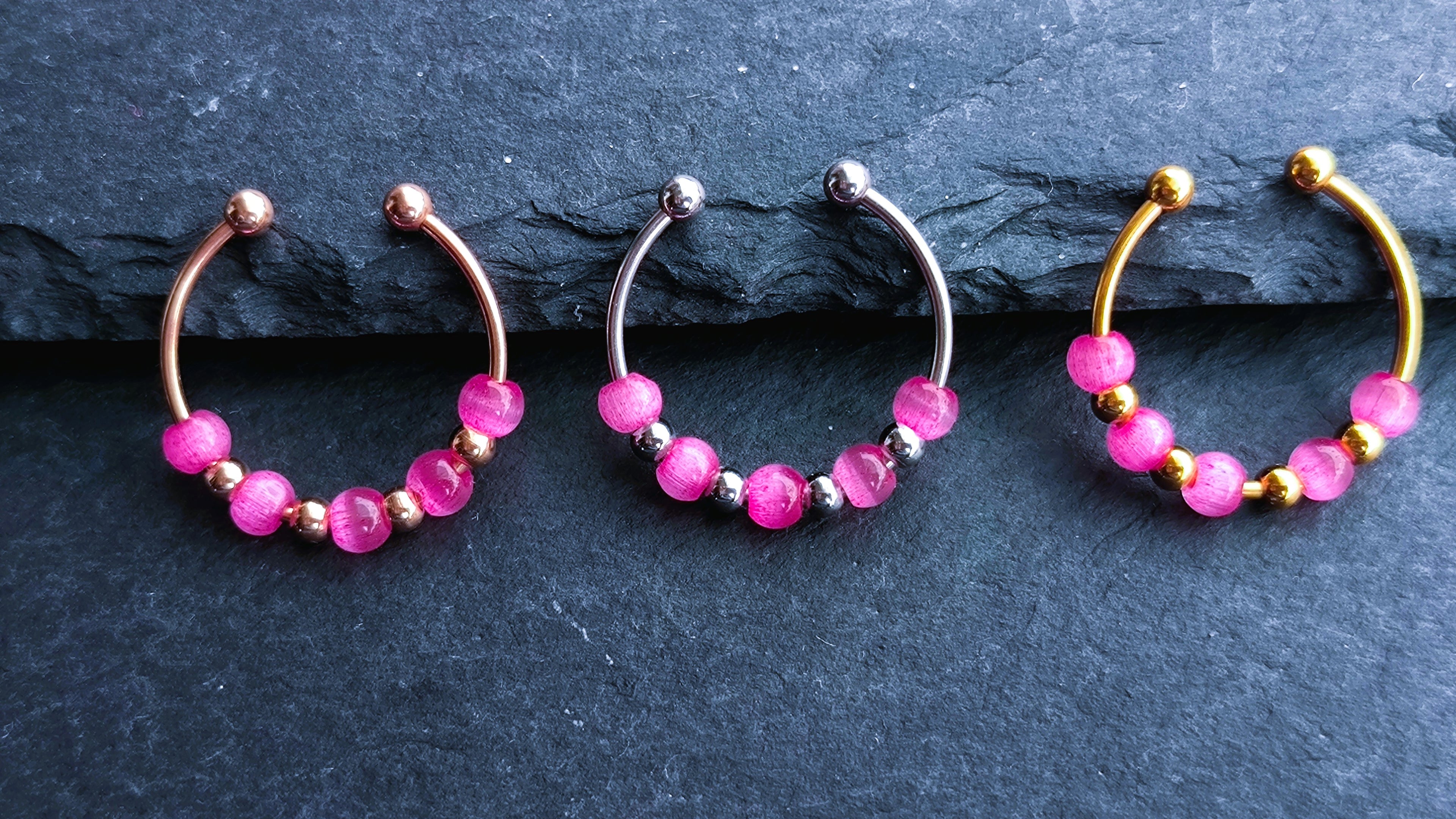 Ring zum Valentinstag – Anti Stress Ring verstellbar, Fidget Ring Geschenk für Freundin & Frauen, ohne Ringgröße | Velvet