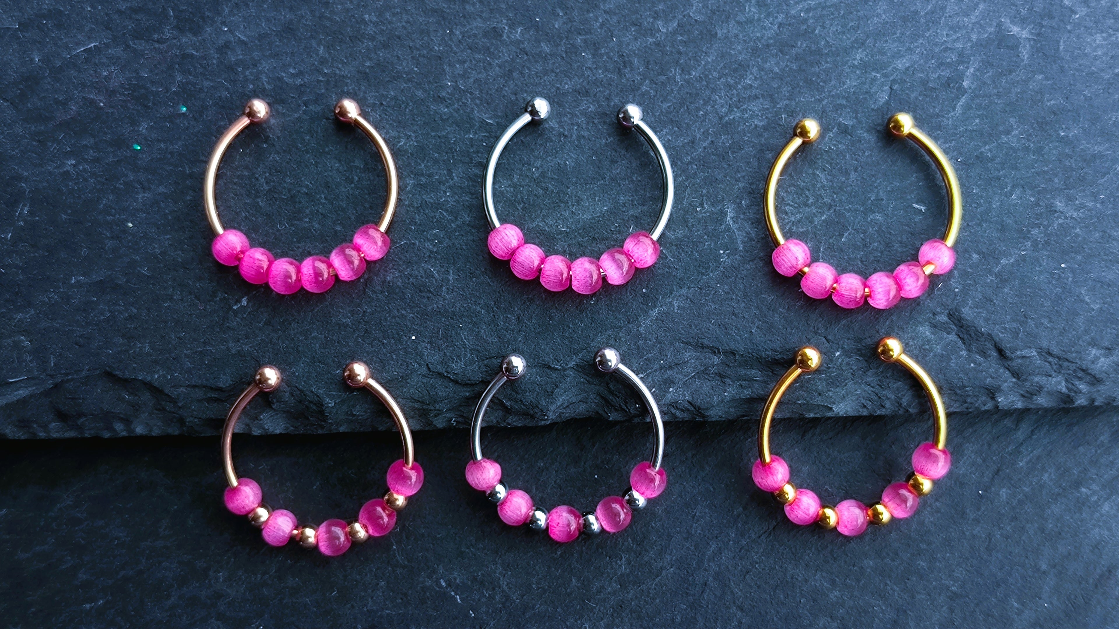 Ring zum Valentinstag – Anti Stress Ring verstellbar, Fidget Ring Geschenk für Freundin & Frauen, ohne Ringgröße | Velvet