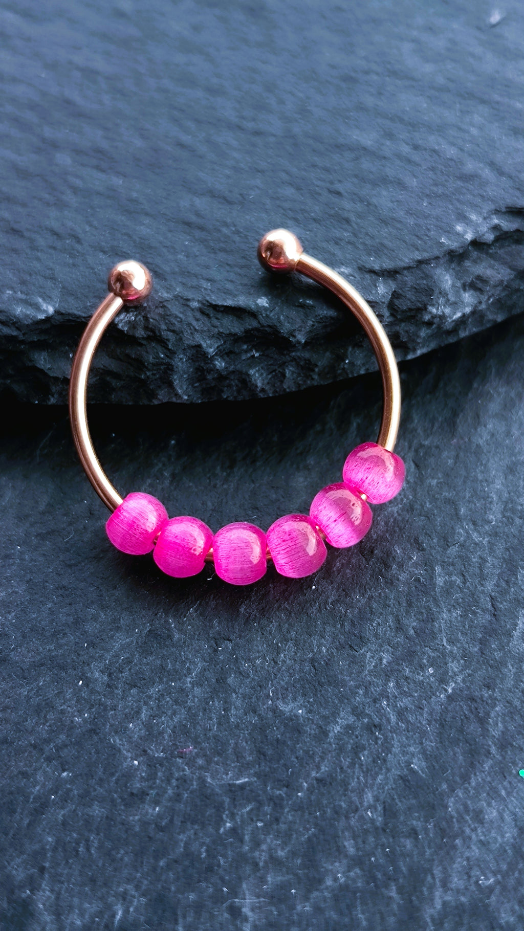 Ring zum Valentinstag – Anti Stress Ring verstellbar, Fidget Ring Geschenk für Freundin & Frauen, ohne Ringgröße | Velvet