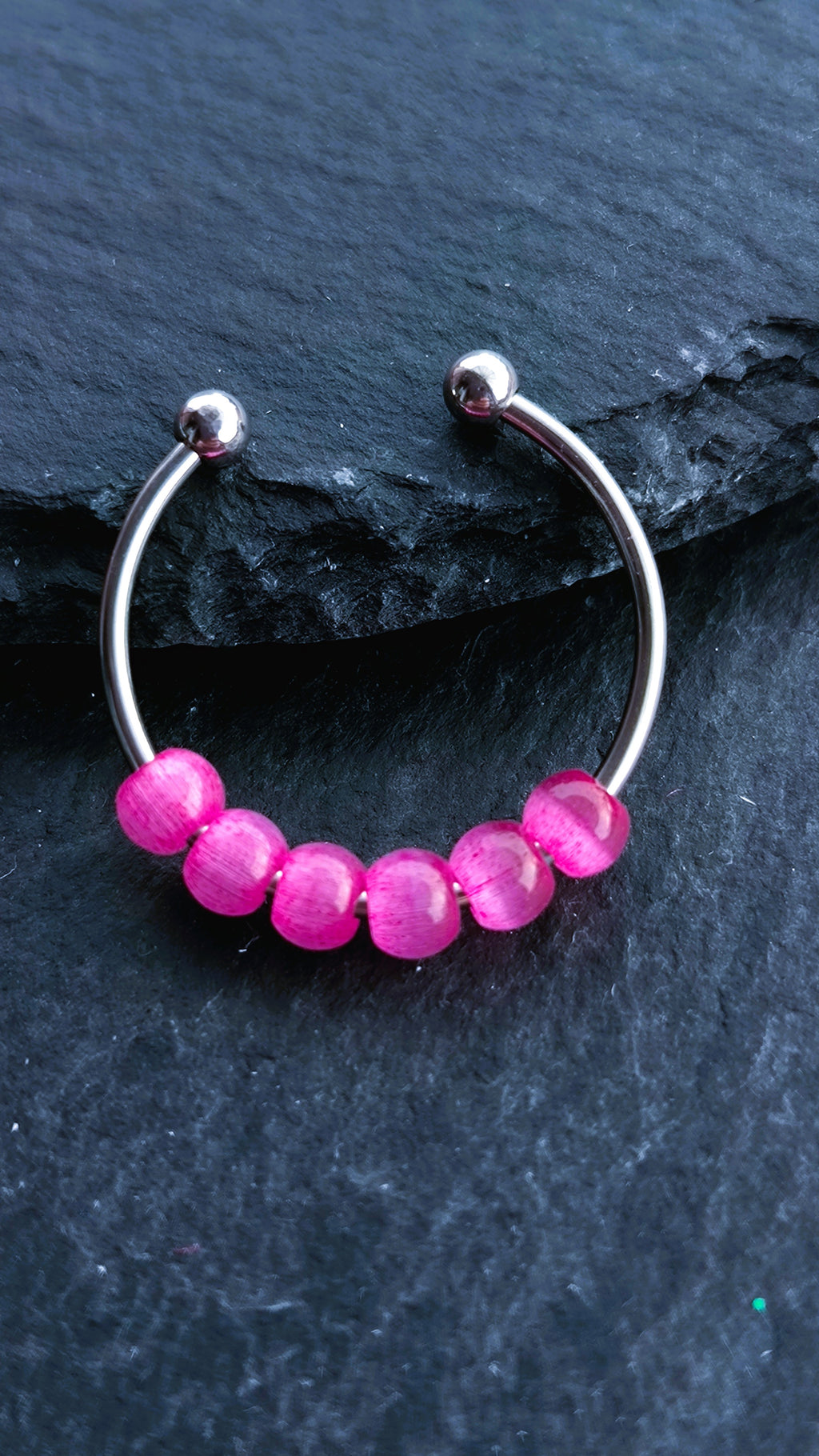 Ring zum Valentinstag – Anti Stress Ring verstellbar, Fidget Ring Geschenk für Freundin & Frauen, ohne Ringgröße | Velvet